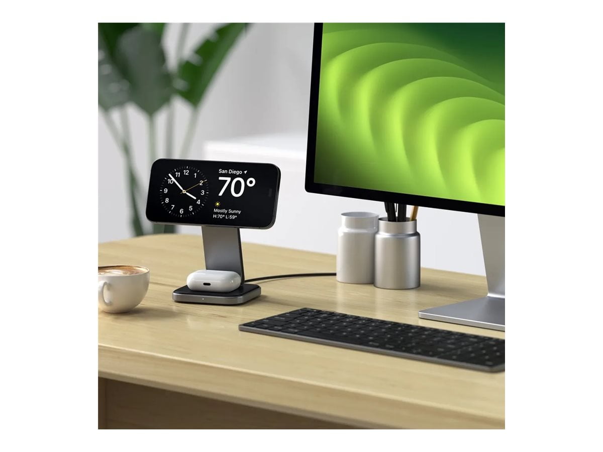2-in-1 Foldable Qi2 Wireless Charging Stand