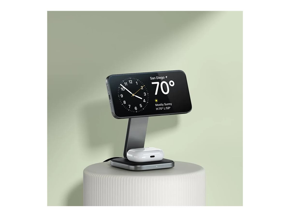 2-in-1 Foldable Qi2 Wireless Charging Stand