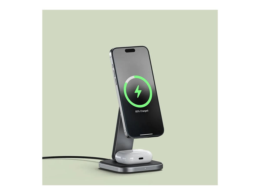 2-in-1 Foldable Qi2 Wireless Charging Stand