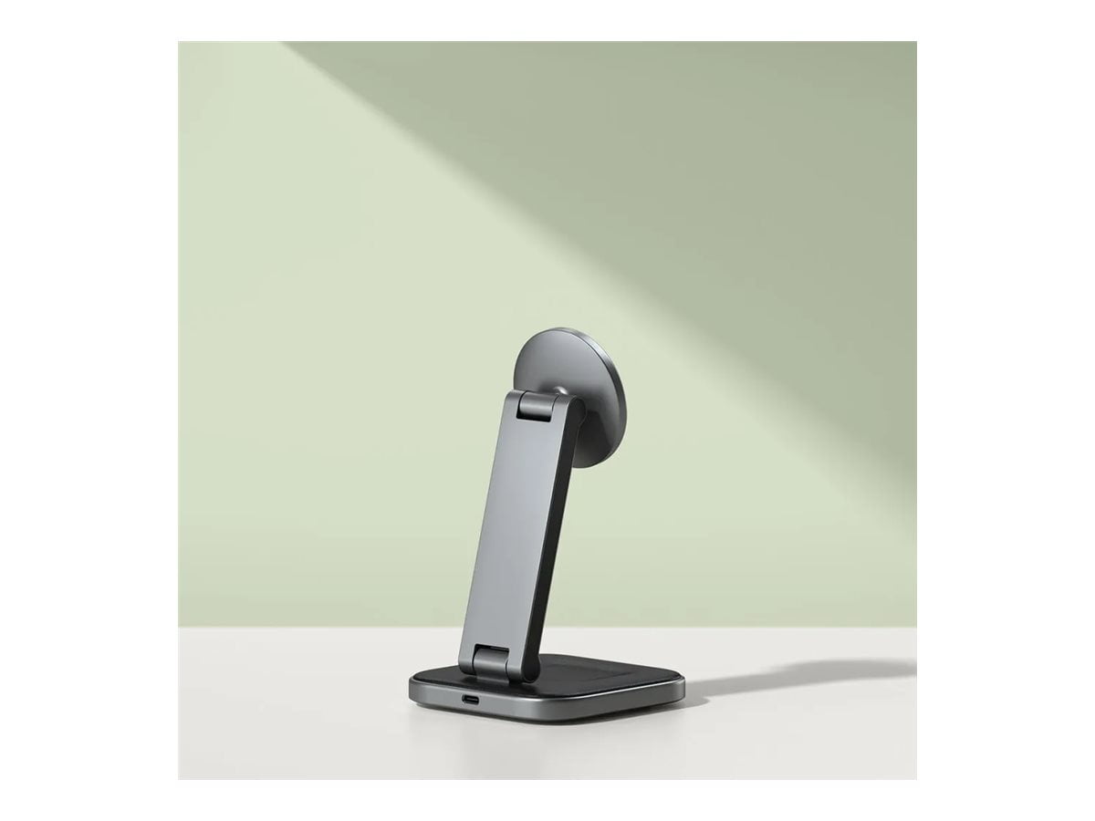 2-in-1 Foldable Qi2 Wireless Charging Stand