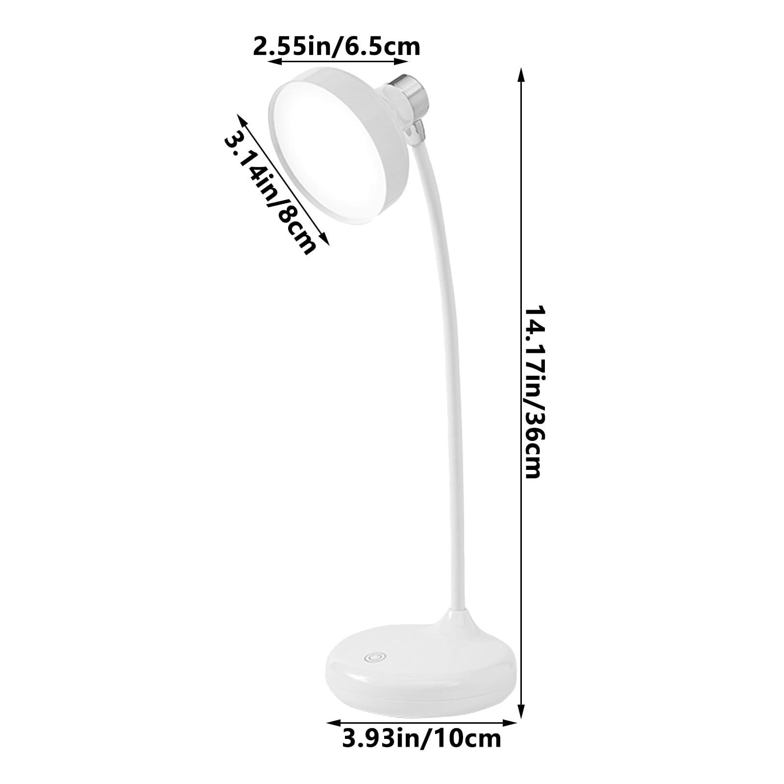 Dorm room essentials, Soft Light Eye Protection Brightness Can Be Adjustment Multiple Lighting Angles Large Capacity Built-in Battery Learning Desk Lamp
