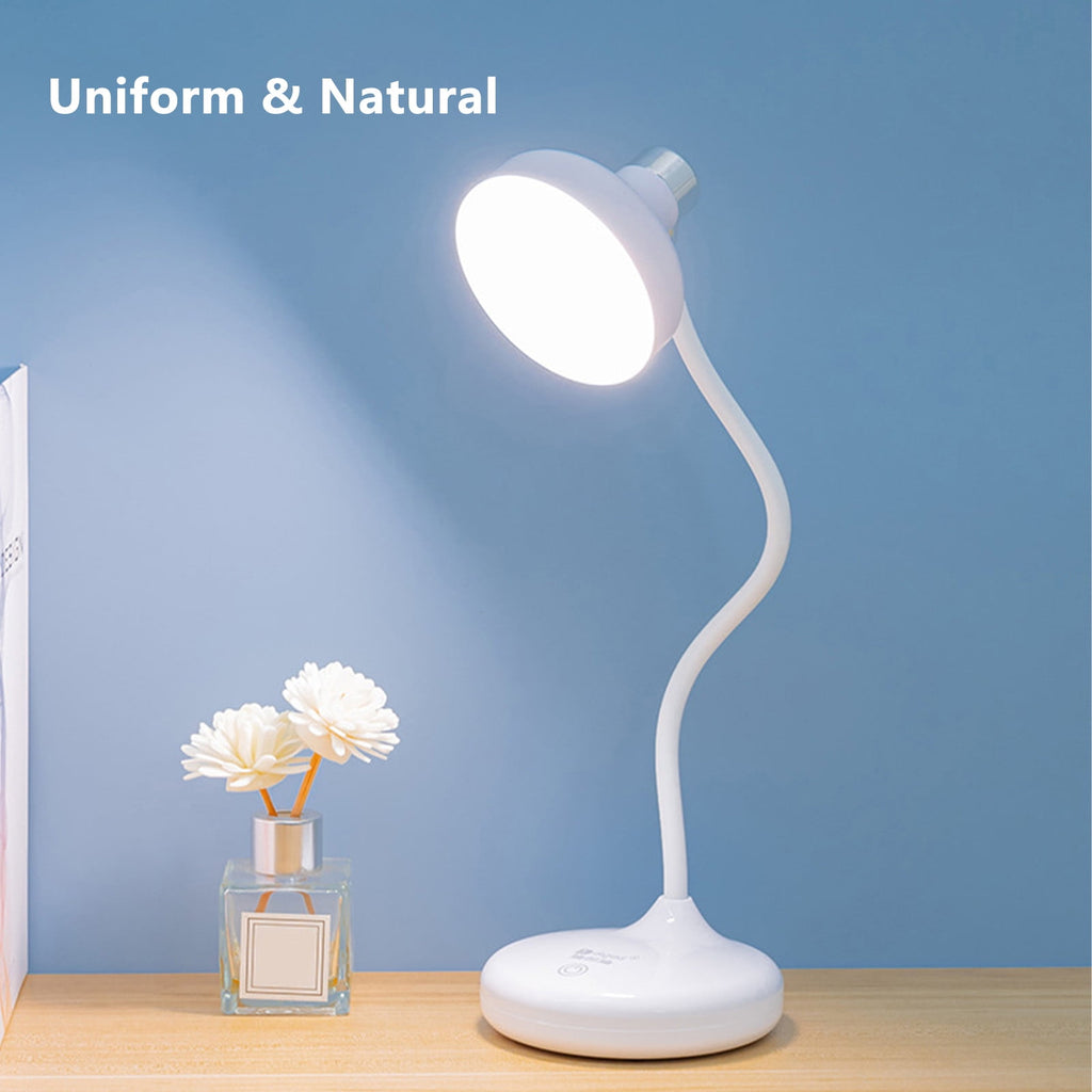 Dorm room essentials, Soft Light Eye Protection Brightness Can Be Adjustment Multiple Lighting Angles Large Capacity Built-in Battery Learning Desk Lamp