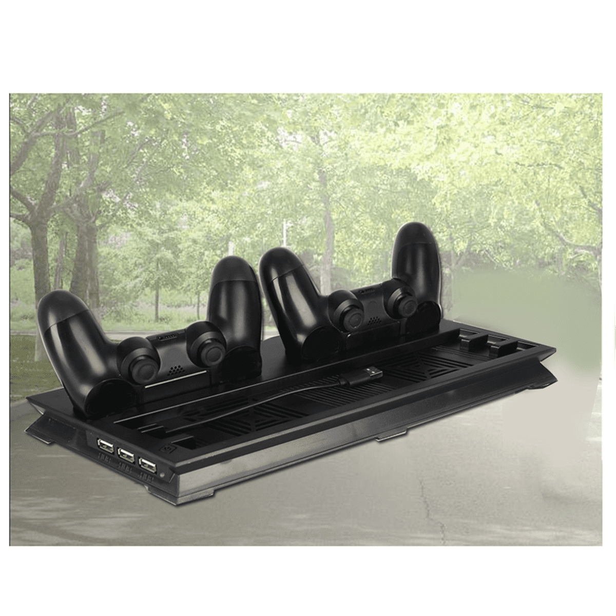 Cooling Vertical Stand 2 Controller Charger Charging Dock Station 2 Cooler Fan 3 HUB for PS 4 Pro Accessories