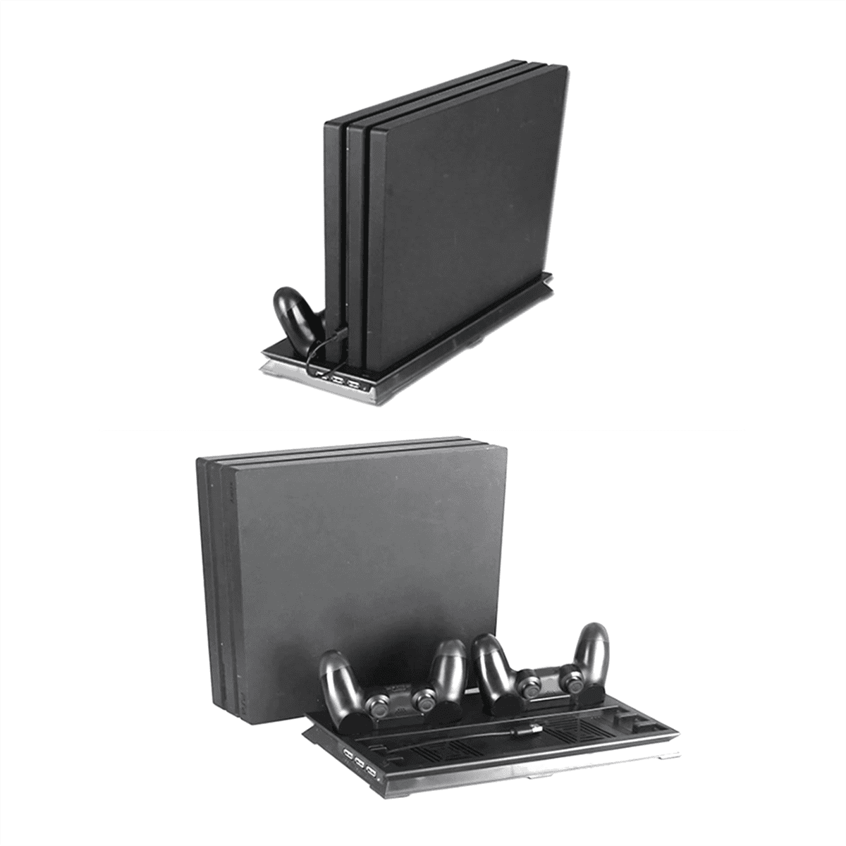 Cooling Vertical Stand 2 Controller Charger Charging Dock Station 2 Cooler Fan 3 HUB for PS 4 Pro Accessories