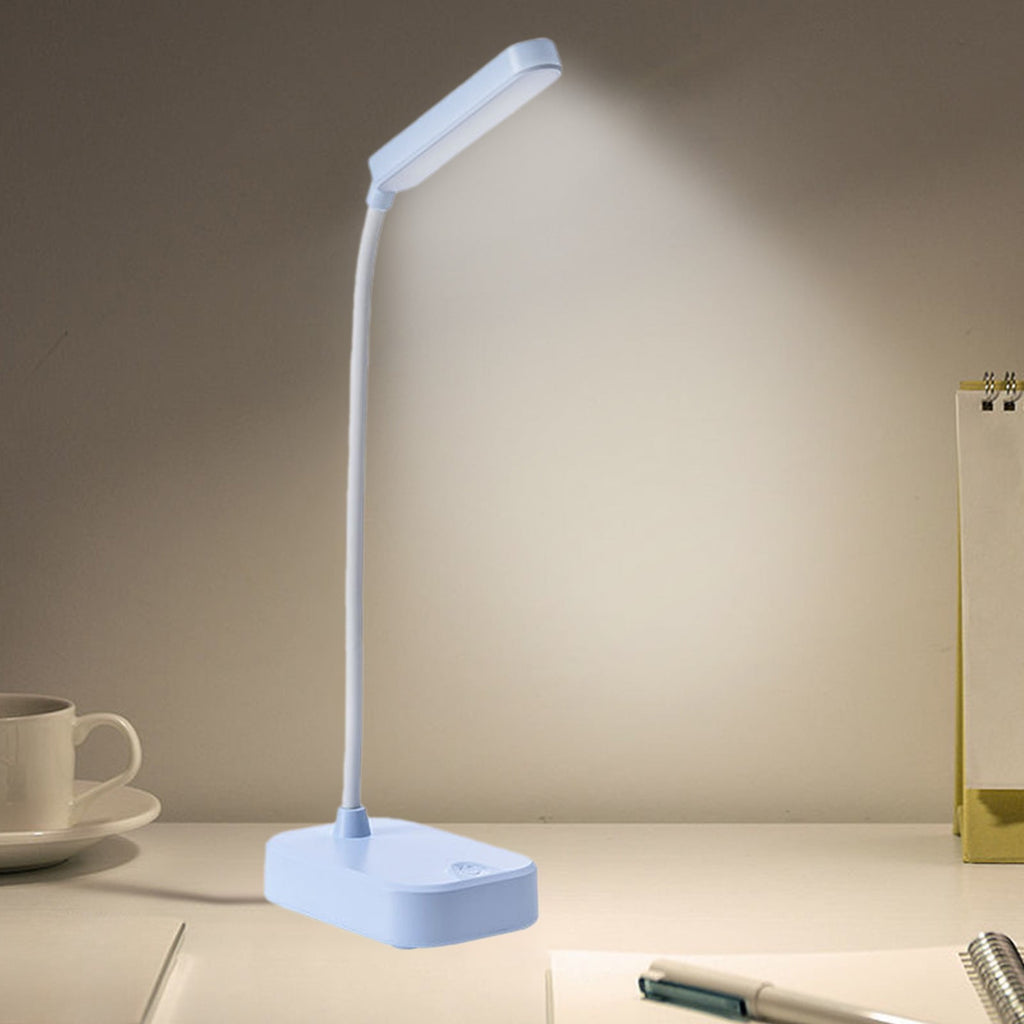 Dorm room essentials, Cell Phone Bracket Folding Desk Lamp Students Study Eye- Desk Lamp USB Rechargeable LED Small Desk Lamp Night Light Battery Operated