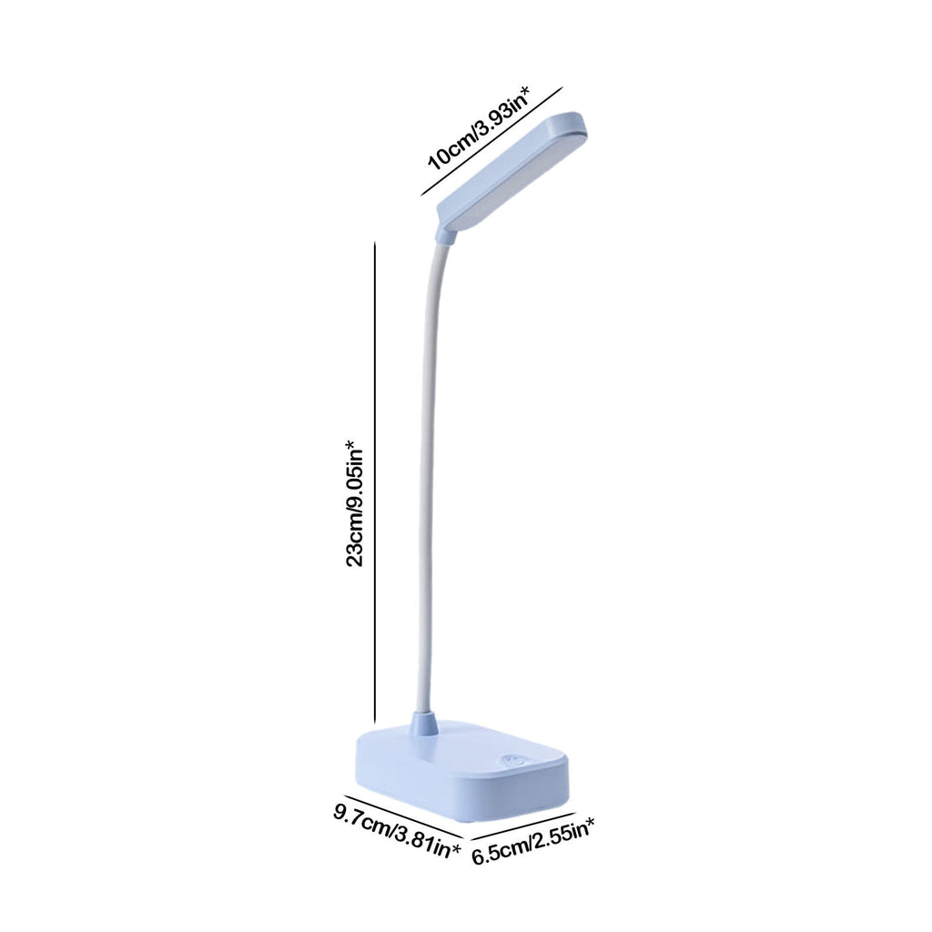 Dorm room essentials, Cell Phone Bracket Folding Desk Lamp Students Study Eye- Desk Lamp USB Rechargeable LED Small Desk Lamp Night Light Battery Operated