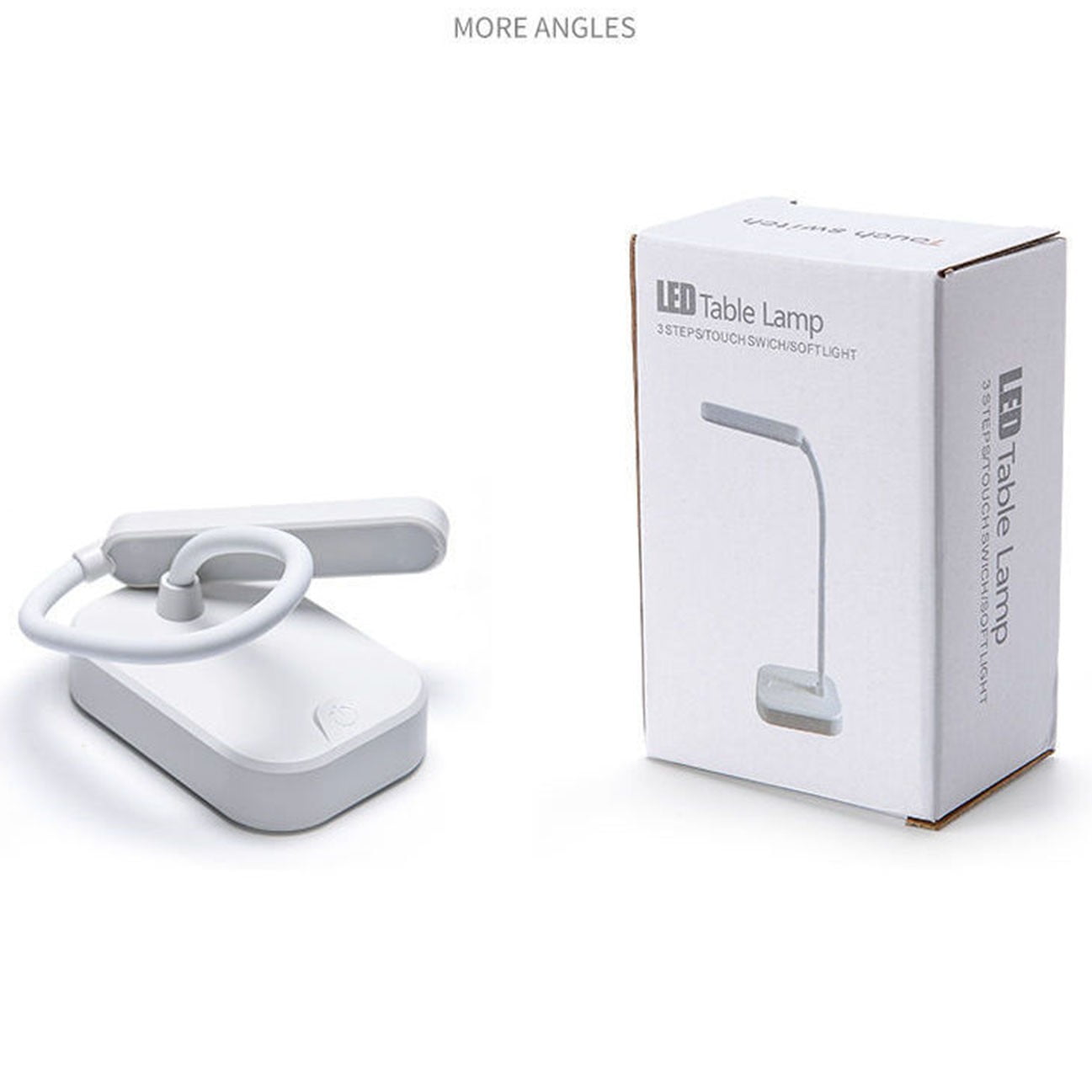 Dorm room essentials, Cell Phone Bracket Folding Desk Lamp Students Study Eye- Desk Lamp USB Rechargeable LED Small Desk Lamp Night Light Battery Operated