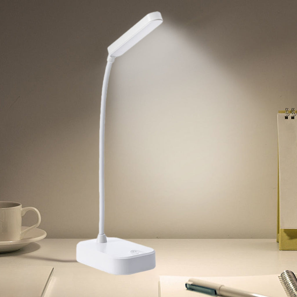 Dorm room essentials, Cell Phone Bracket Folding Desk Lamp Students Study Eye- Desk Lamp USB Rechargeable LED Small Desk Lamp Night Light Battery Operated