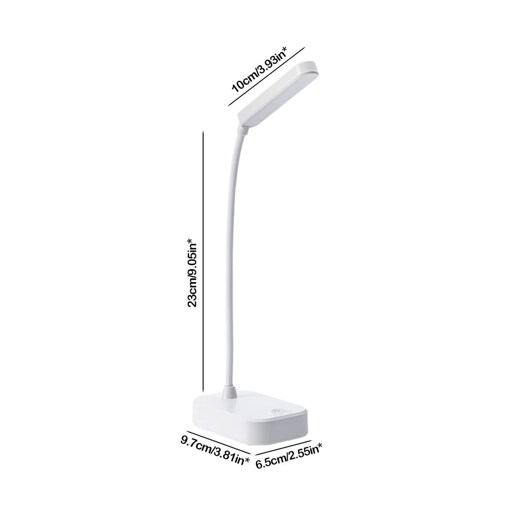 Dorm room essentials, Cell Phone Bracket Folding Desk Lamp Students Study Eye- Desk Lamp USB Rechargeable LED Small Desk Lamp Night Light Battery Operated