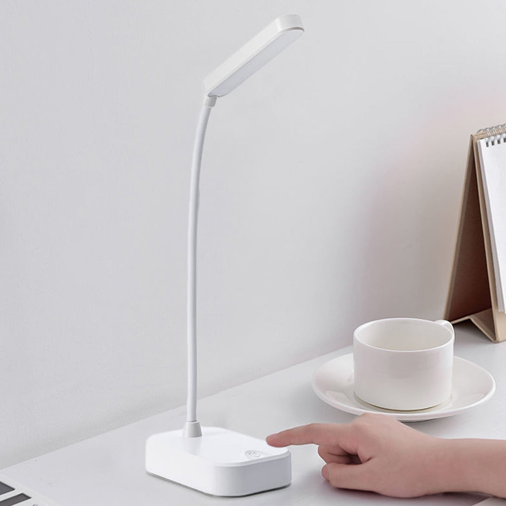 Dorm room essentials, Cell Phone Bracket Folding Desk Lamp Students Study Eye- Desk Lamp USB Rechargeable LED Small Desk Lamp Night Light Battery Operated