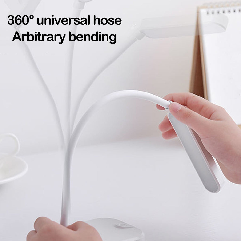 Dorm room essentials, Cell Phone Bracket Folding Desk Lamp Students Study Eye- Desk Lamp USB Rechargeable LED Small Desk Lamp Night Light Battery Operated