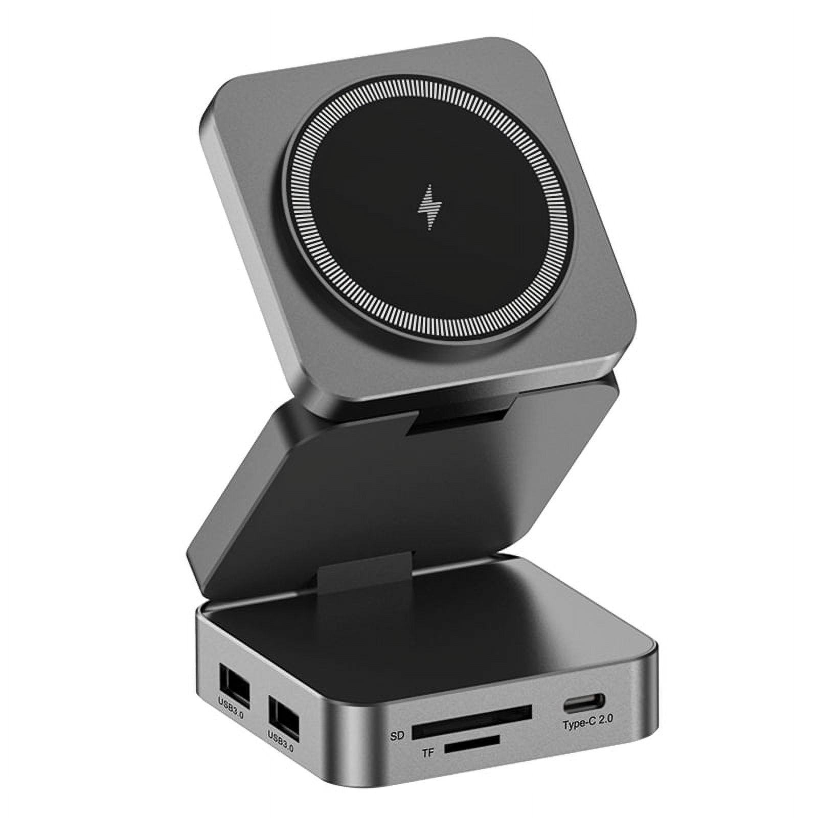 10 in 1 Docking Station Aluminum Alloy Magnetic Suction Charging Hub
