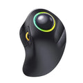 JOMAA EM03 Wireless Bluetooth Trackball Mouse – Ergonomic Rechargeable Rollerball Mouse with RGB Backlight for Windows, Mac, iPad