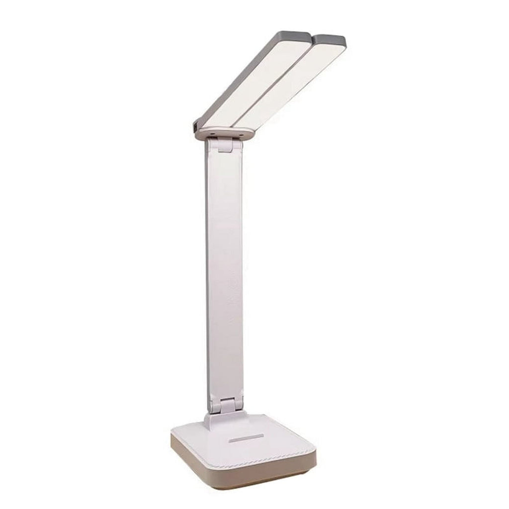 LED Desk Lamp 3 Level Dimmable Touch Night Light USB Rechargeable Eye Protection Foldable Desk Lamp White
