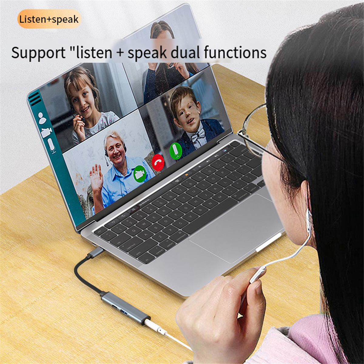 USB C Laptop Docking Station, Type C Hub, with USB2.0,PD 87W,Audio 3.5mm Multi-Port Adapter for Laptops,Phones