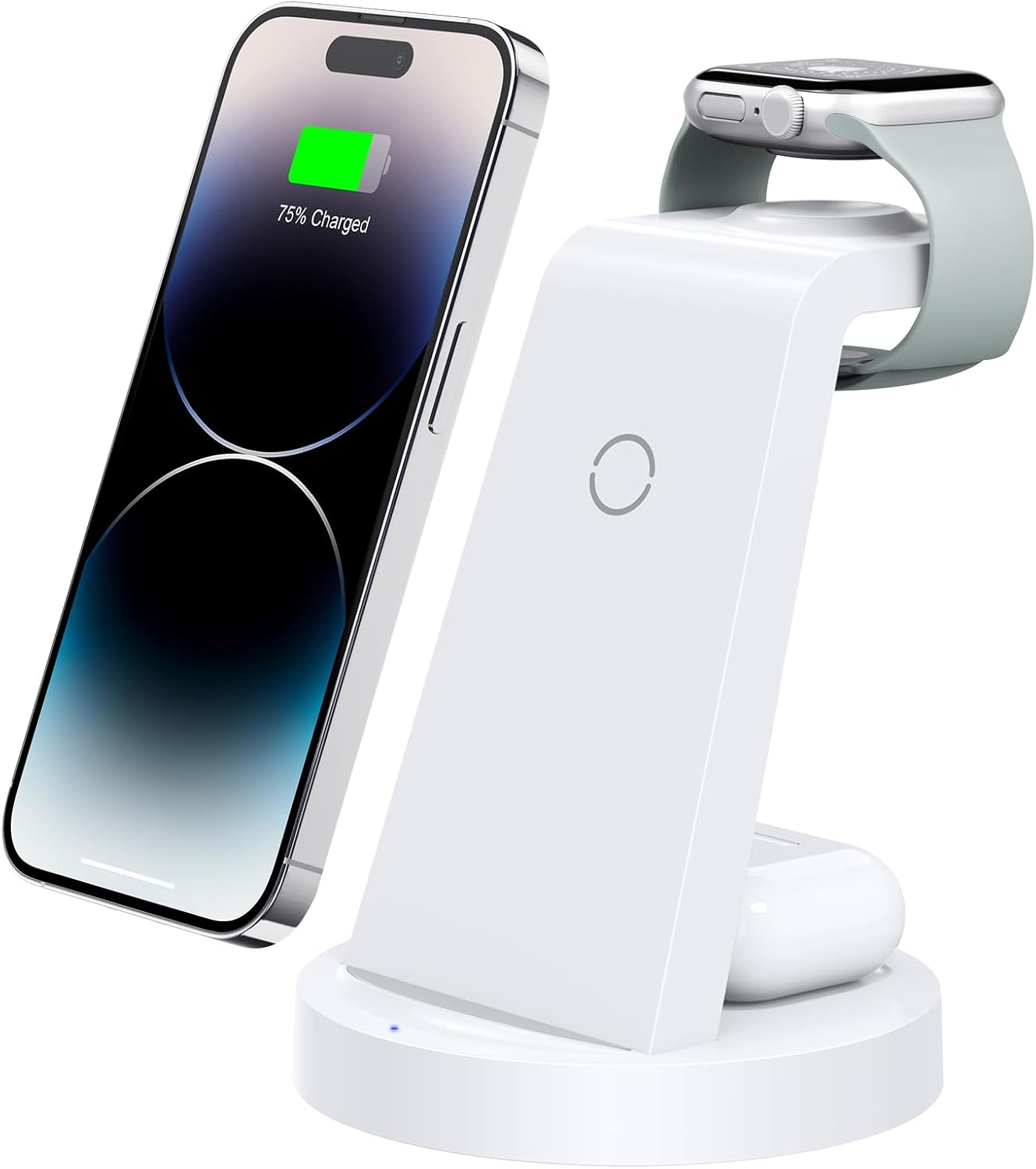 3 in 1 Charging Station for iPhone - Wireless Charger for Apple Products Multiple Devices - Charging Dock Stand for AirPods (for iPhone 17 16e 16 15 14 13 pro 12 11 X Max)
