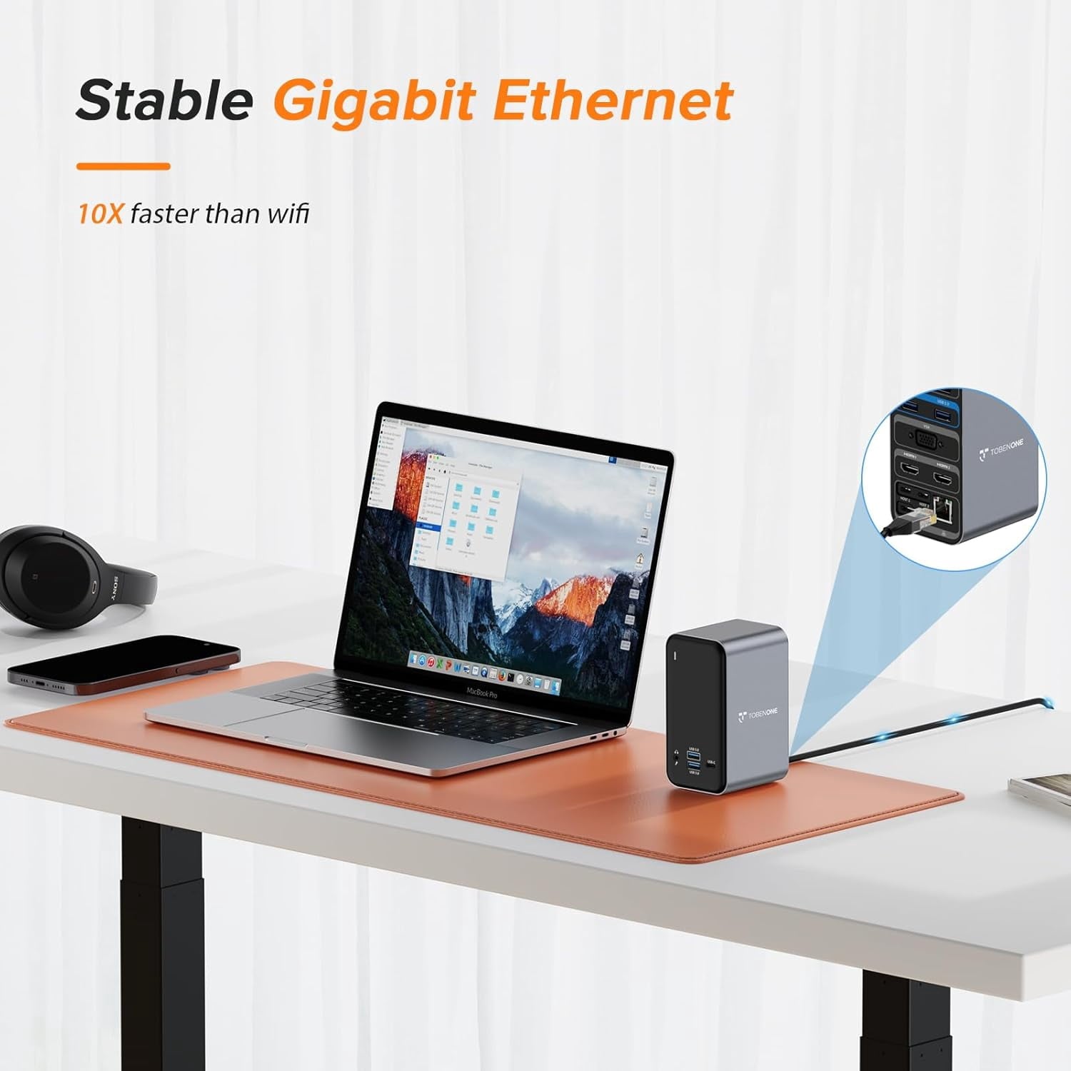 Docking Station Dual  with 2 4k  Display,15 in 2  C Docking Station for  with 2 , VGA, PD3.0, 7  Ports, RJ45 Ethernet &amp; 3.5mm Audio (No Power )