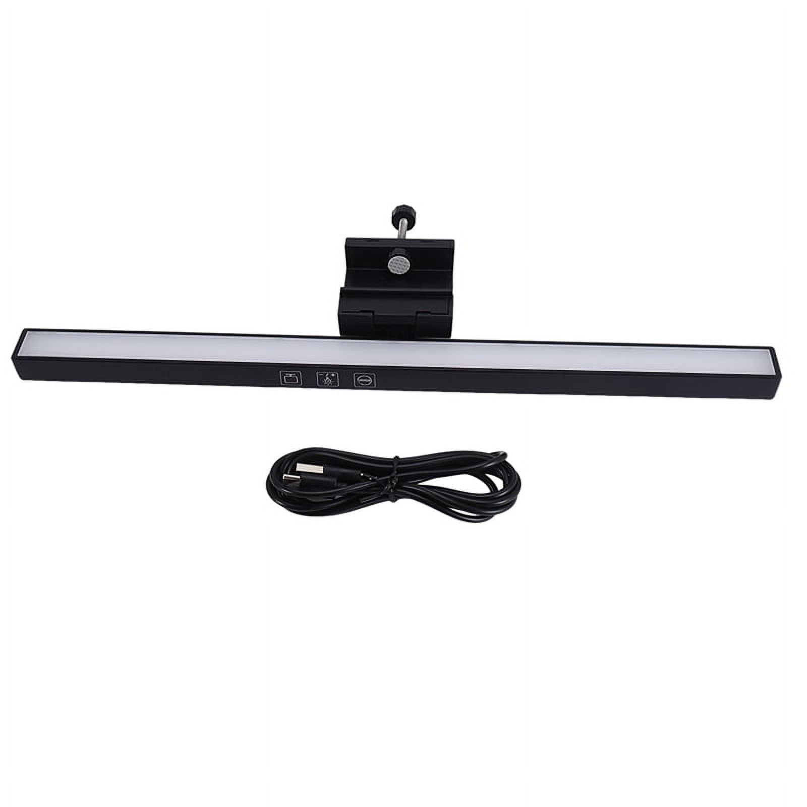 Laptop Monitor Light Bar USB E-Reading LED Work Light 3 Adjustable Color Temperature, No Screen Glare,1 x LED desk lamp 1 x USB power cord 1 x English manual,Black