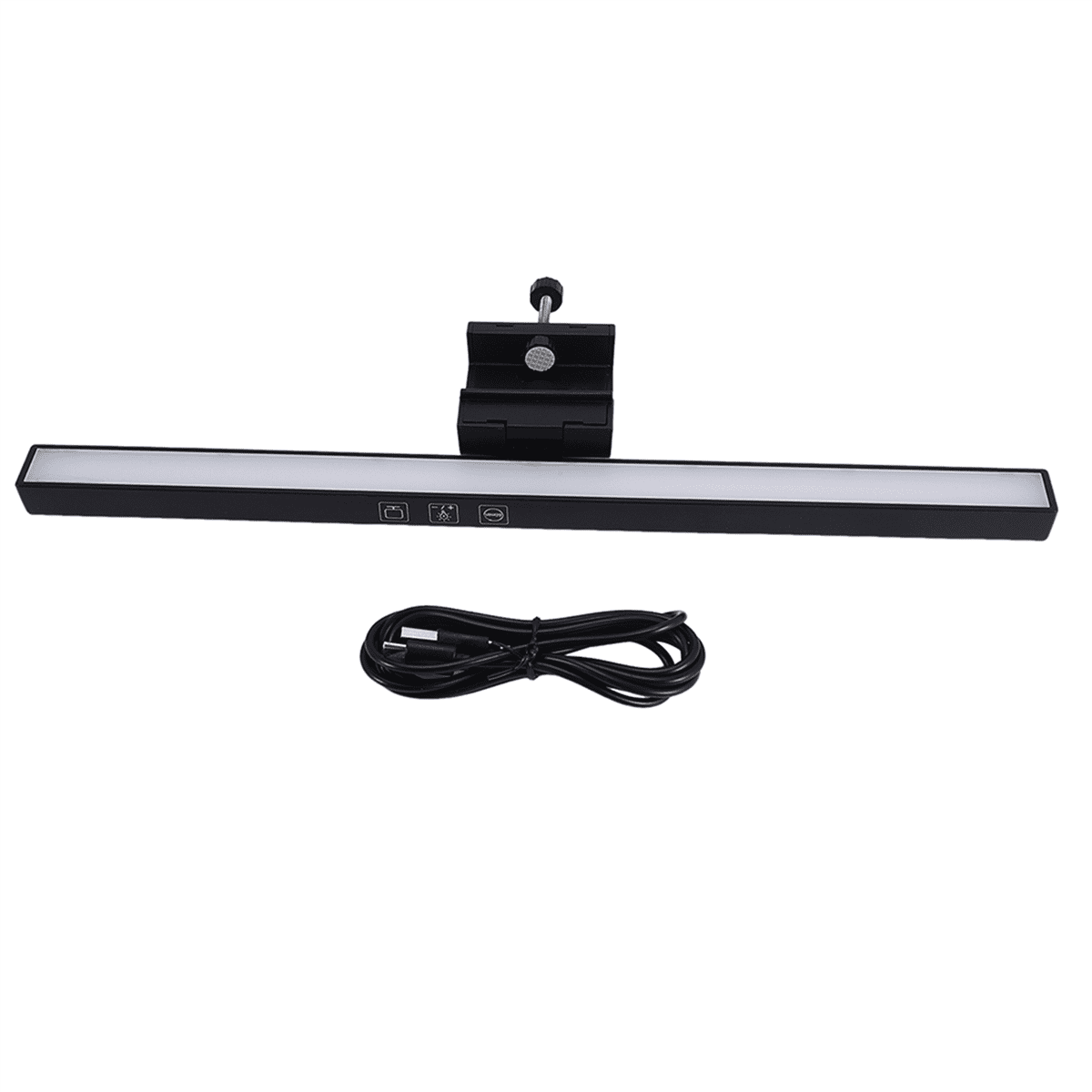 Laptop Monitor Light Bar USB E-Reading LED Work Light 3 Adjustable Color Temperature, No Screen Glare,1 x LED desk lamp 1 x USB power cord 1 x English manual,Black