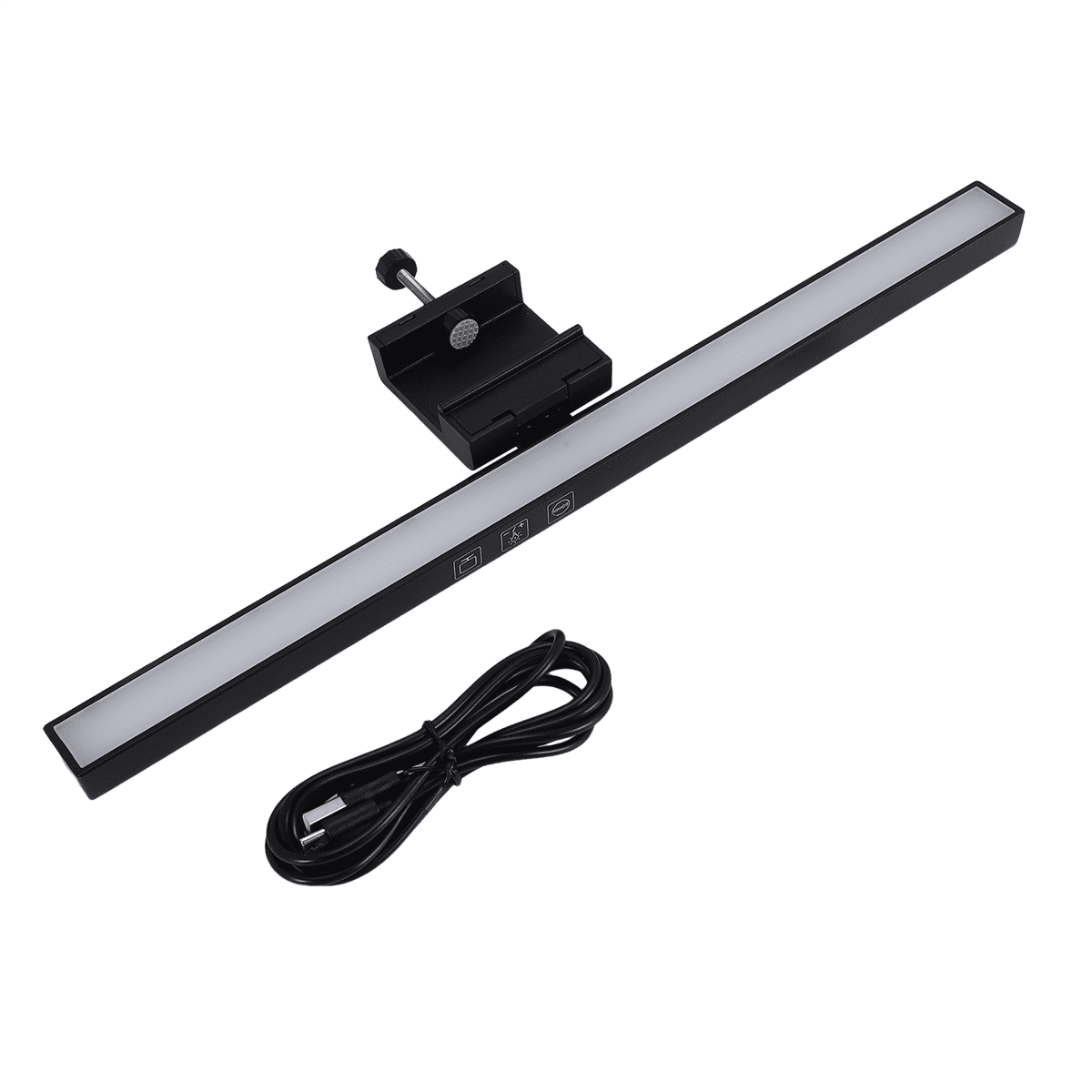 Laptop Monitor Light Bar USB E-Reading LED Work Light 3 Adjustable Color Temperature, No Screen Glare,1 x LED desk lamp 1 x USB power cord 1 x English manual,Black