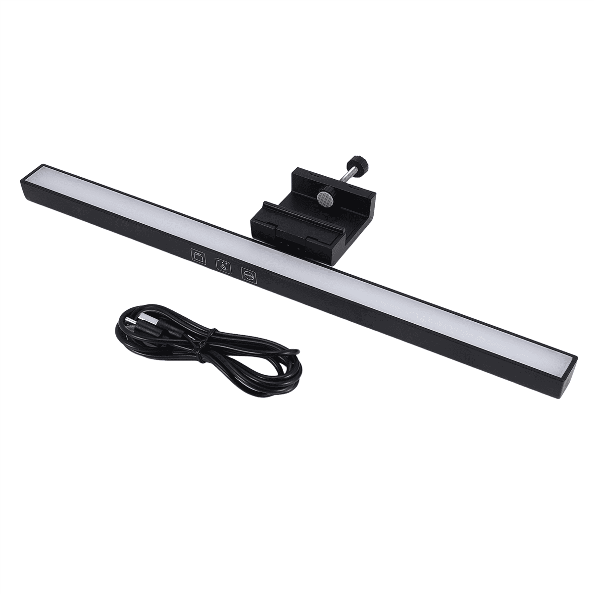 Laptop Monitor Light Bar USB E-Reading LED Work Light 3 Adjustable Color Temperature, No Screen Glare,1 x LED desk lamp 1 x USB power cord 1 x English manual,Black