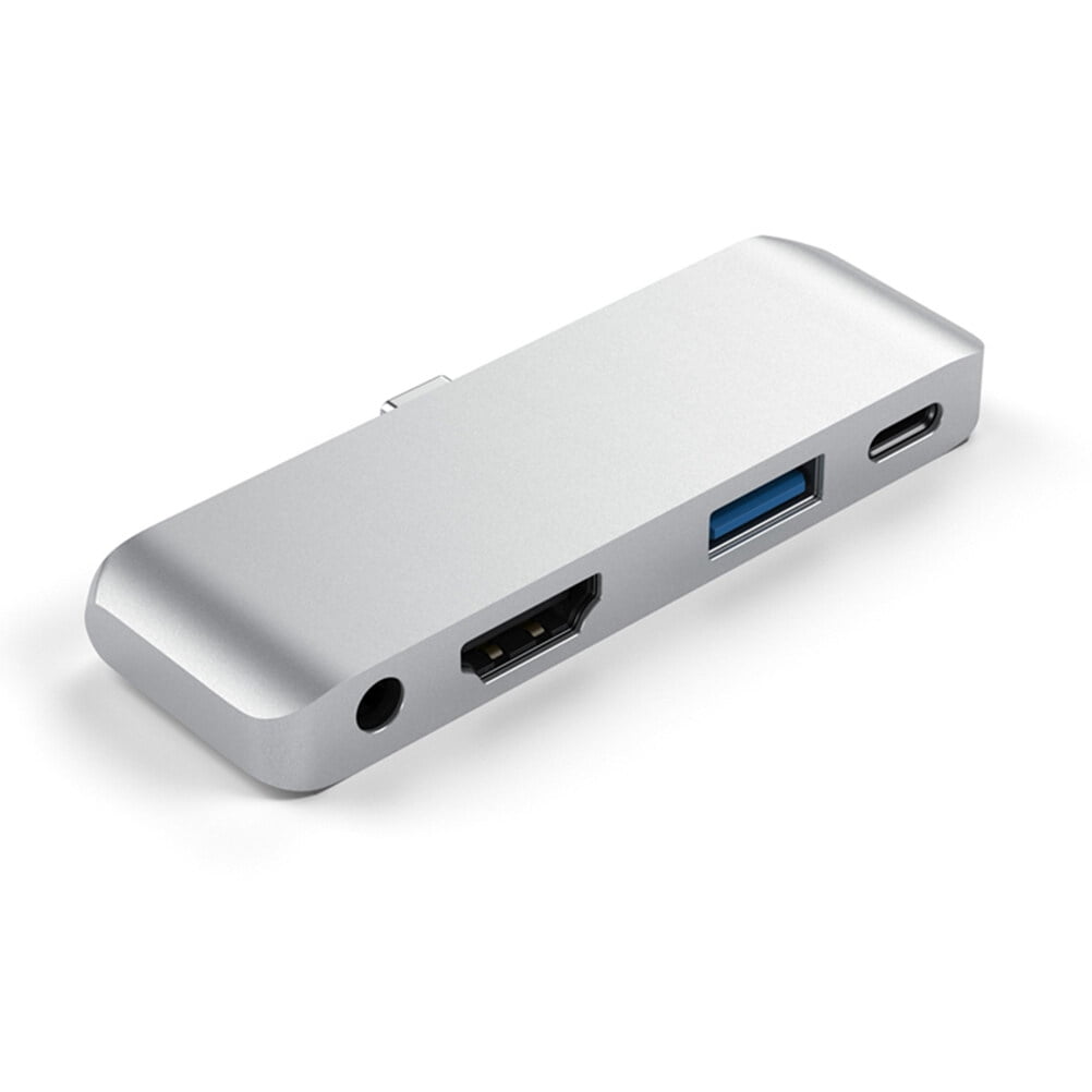 Laptop Docking Station USB Adapter 9.5x3cm Silver
