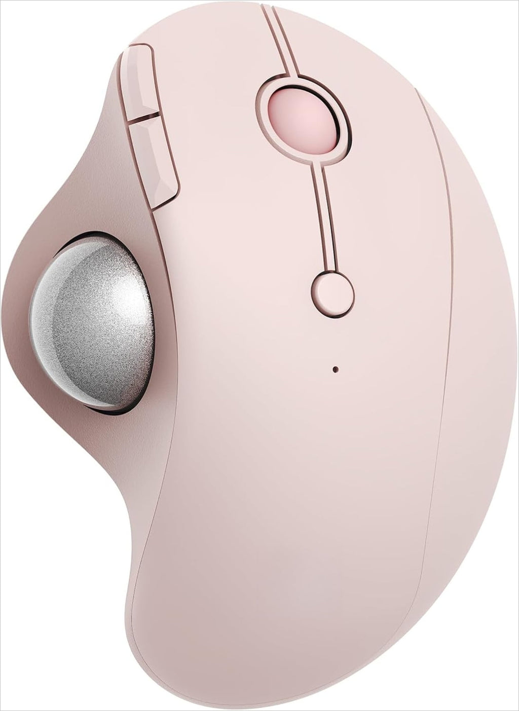 Wireless Trackball Mouse, Bluetooth Ergonomic Rollerball Mouse, Rechargeable Multi Devices USB/Bluetooth Connection Thumb Control