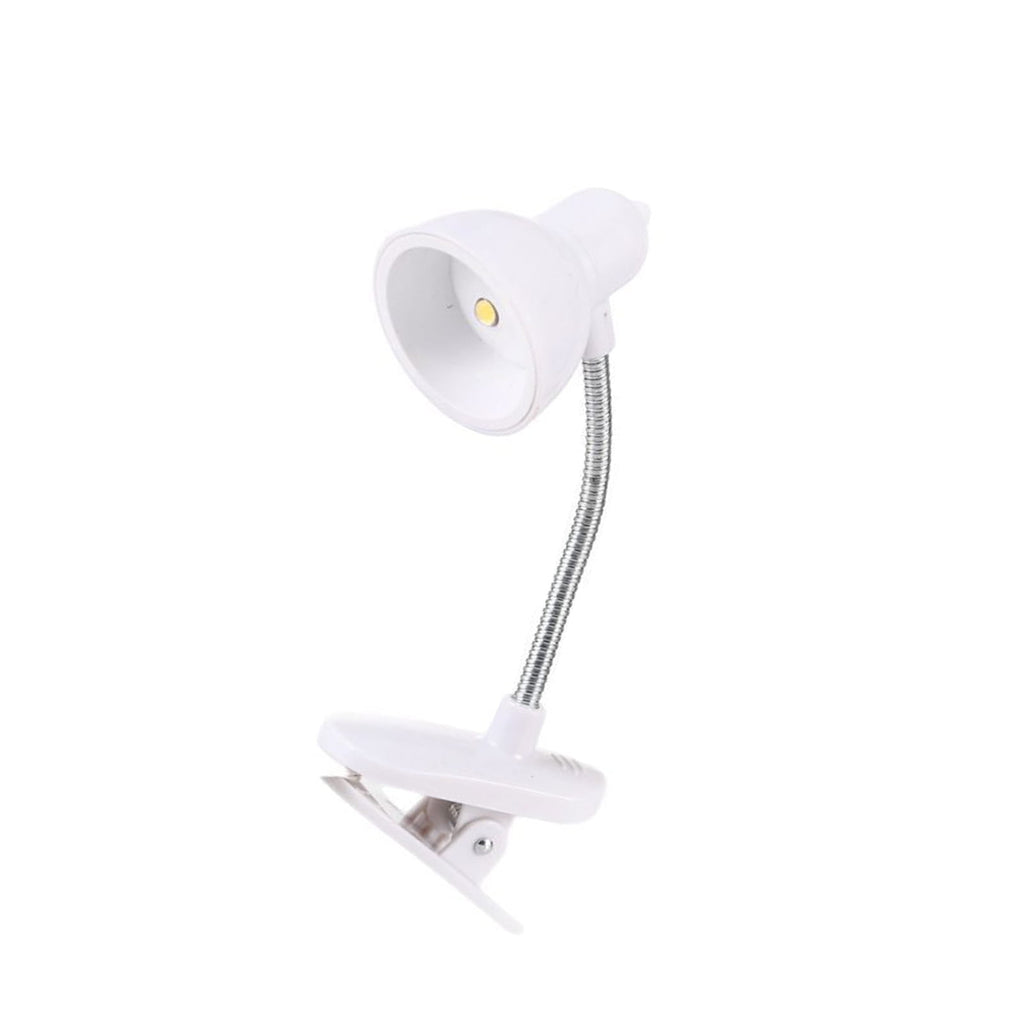 Adjustable Clamp On Desk Lamp Tiny LED Table Lamp with 360 Degree Rotating Neck For Bedroom Dorm Travel Camping