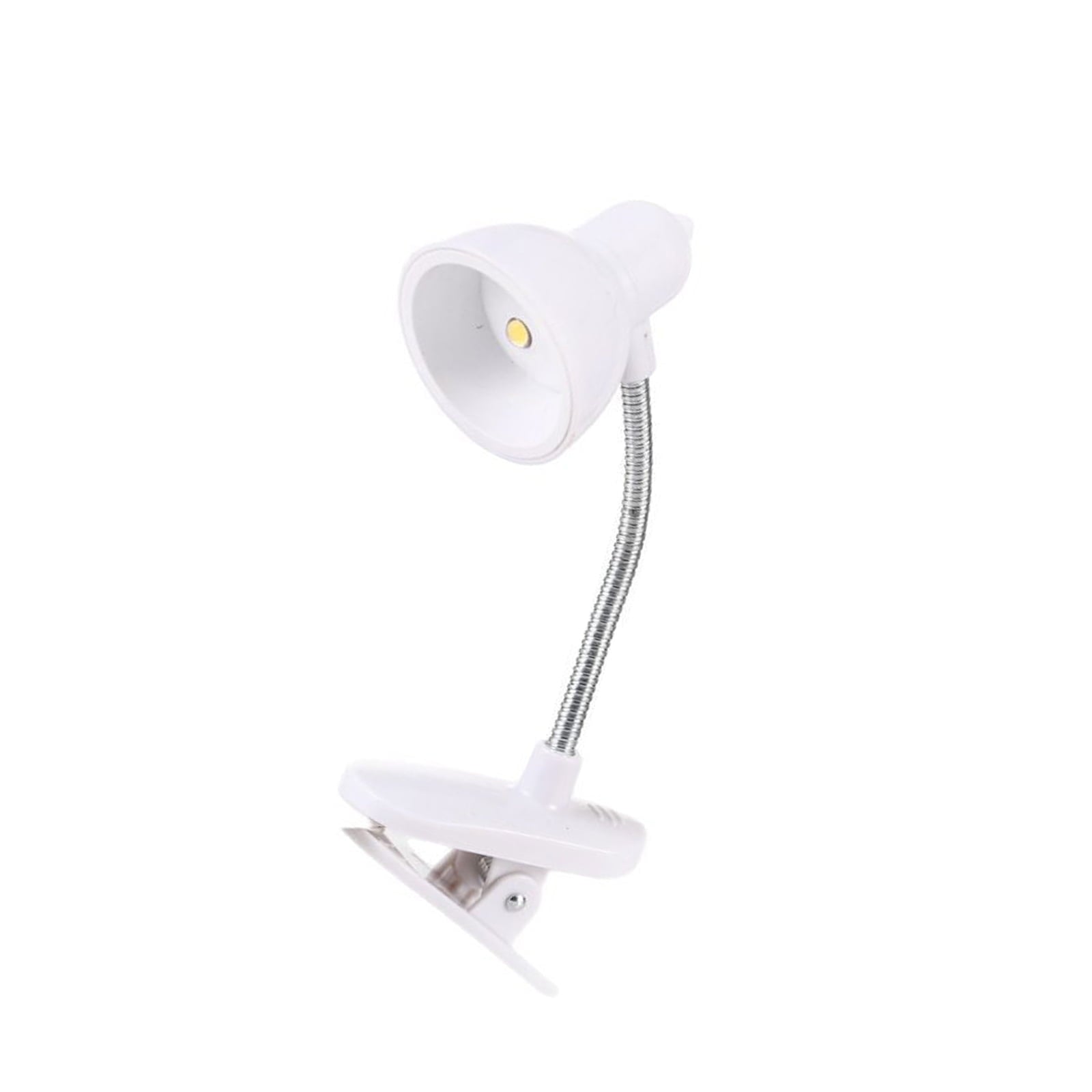 Adjustable Clamp On Desk Lamp Tiny LED Table Lamp with 360 Degree Rotating Neck For Bedroom Dorm Travel Camping