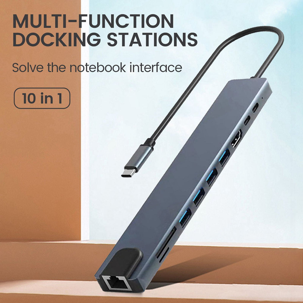 10 in 1 USB C Docking Station USB HUB Type C Splitter