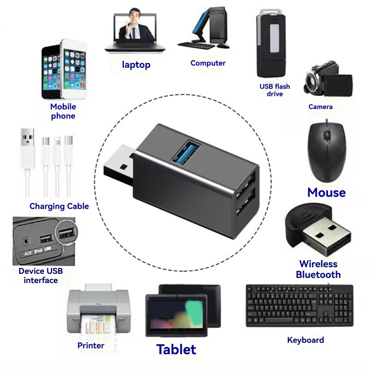 1 x Docking Station-Dark Gray