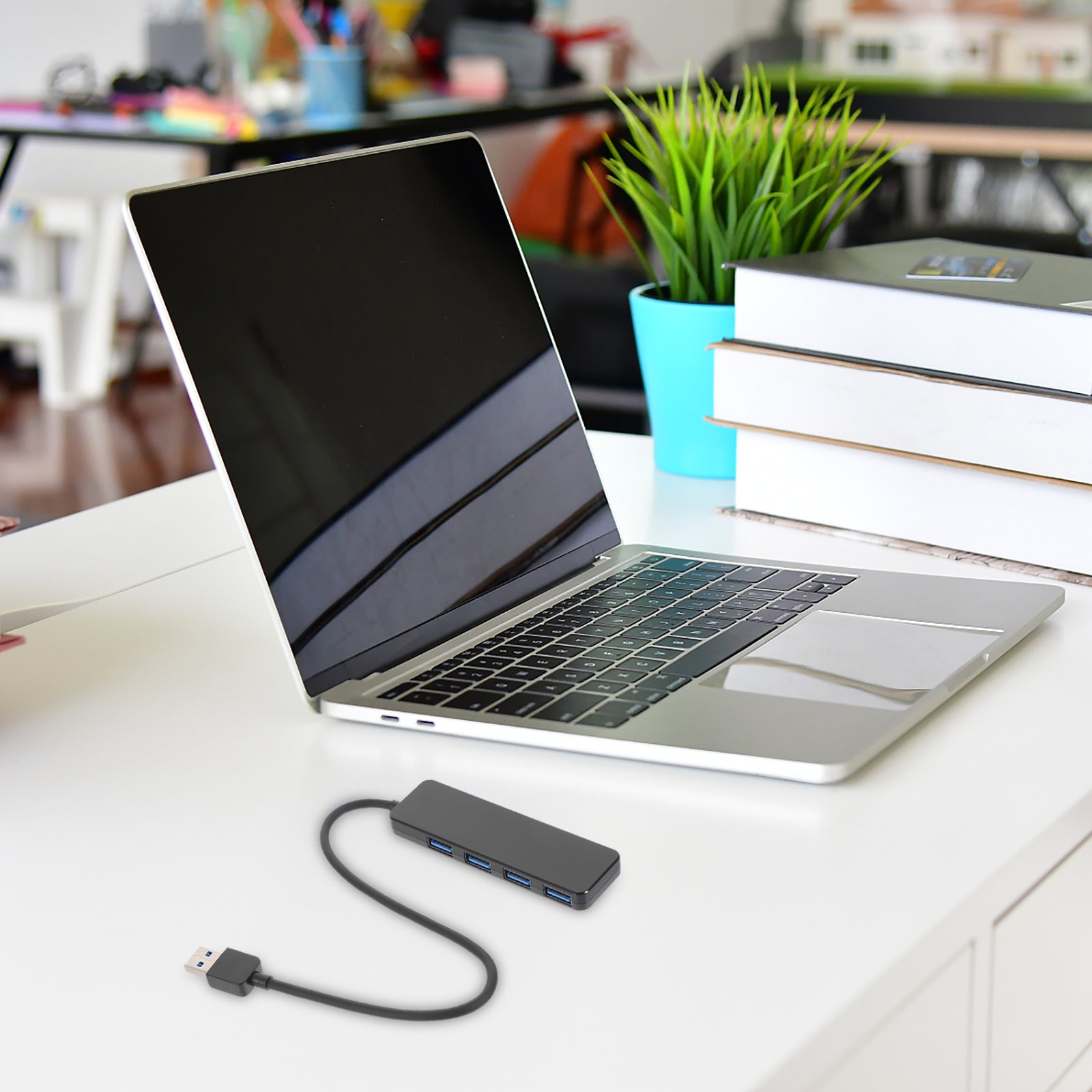Computer Accessories Docking Station Hub USB with Blue Indicator Light