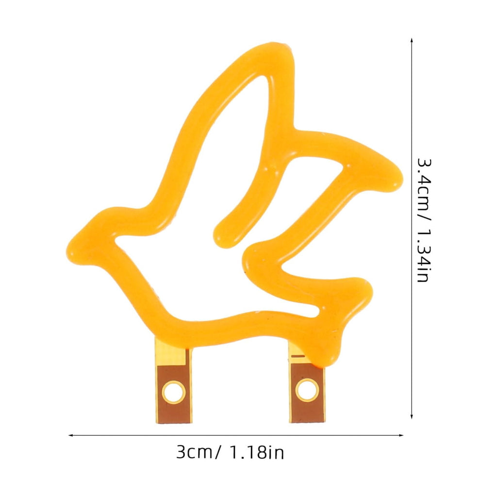 Peace Shaped LED Desk Lamp with Flexible Light for Home Decor and Wedding Setup Multi Color