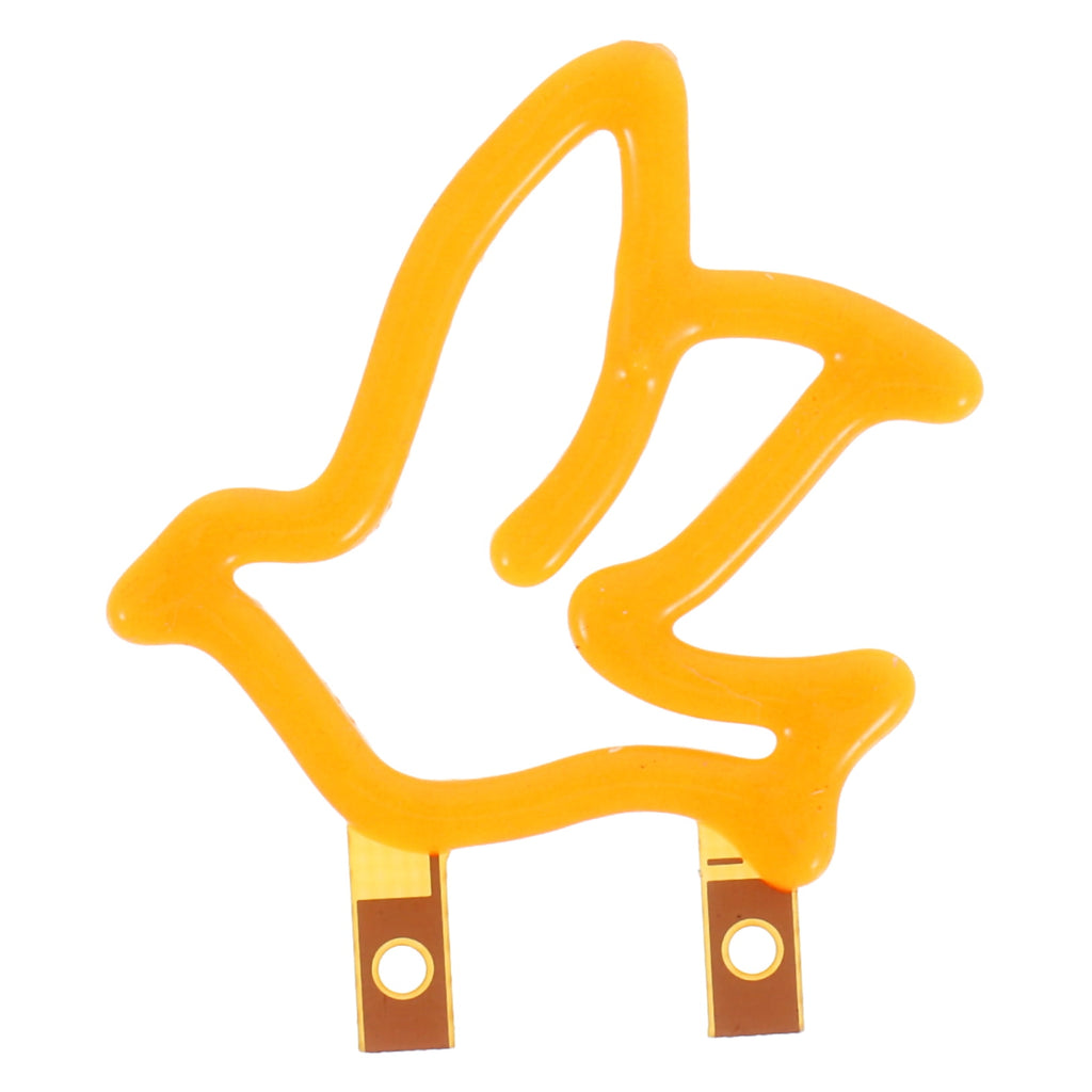 Peace Shaped LED Desk Lamp with Flexible Light for Home Decor and Wedding Setup Multi Color