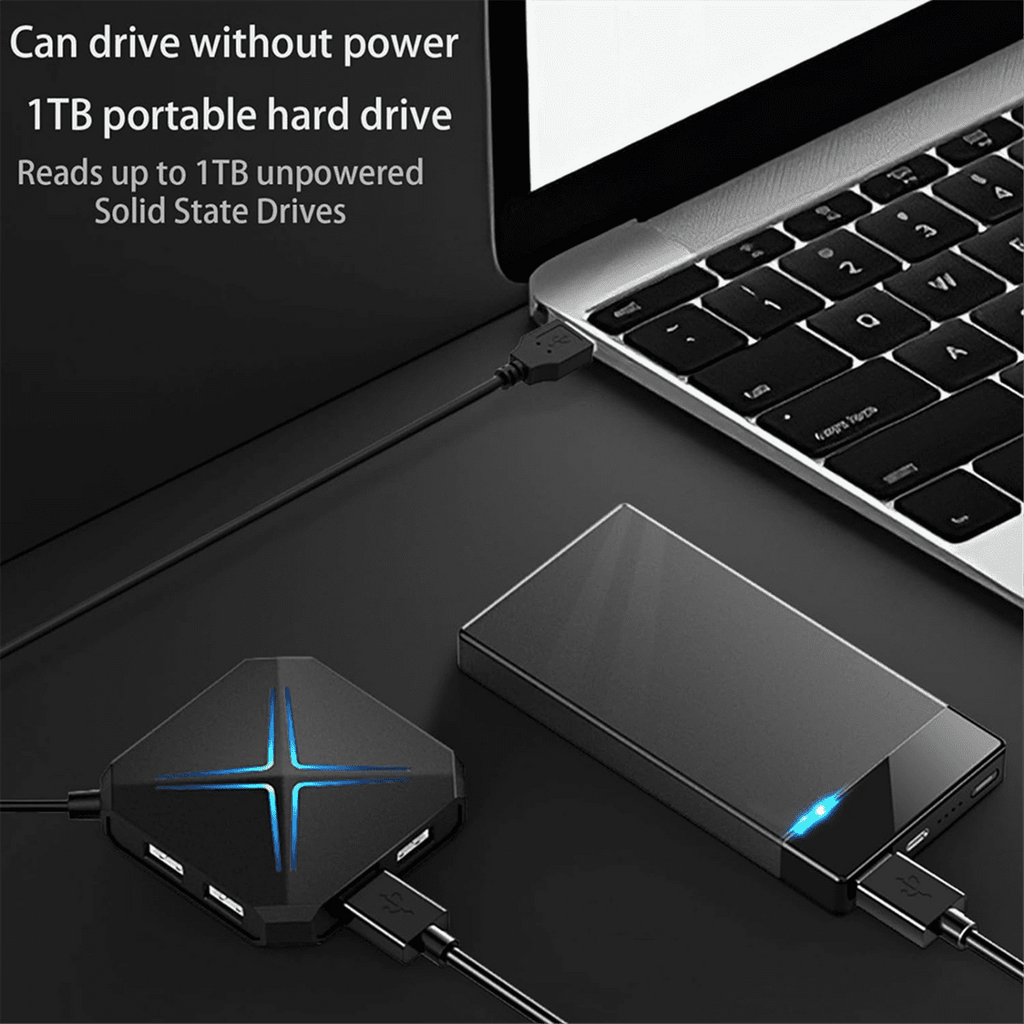 10-In-1 USB HUB Dock Station,USB Audio Adapter for PC , Laptops, Desktops, Stereo Sound Card with 3.5mm Interface plastic Black,1 * USB HUB Dock Station