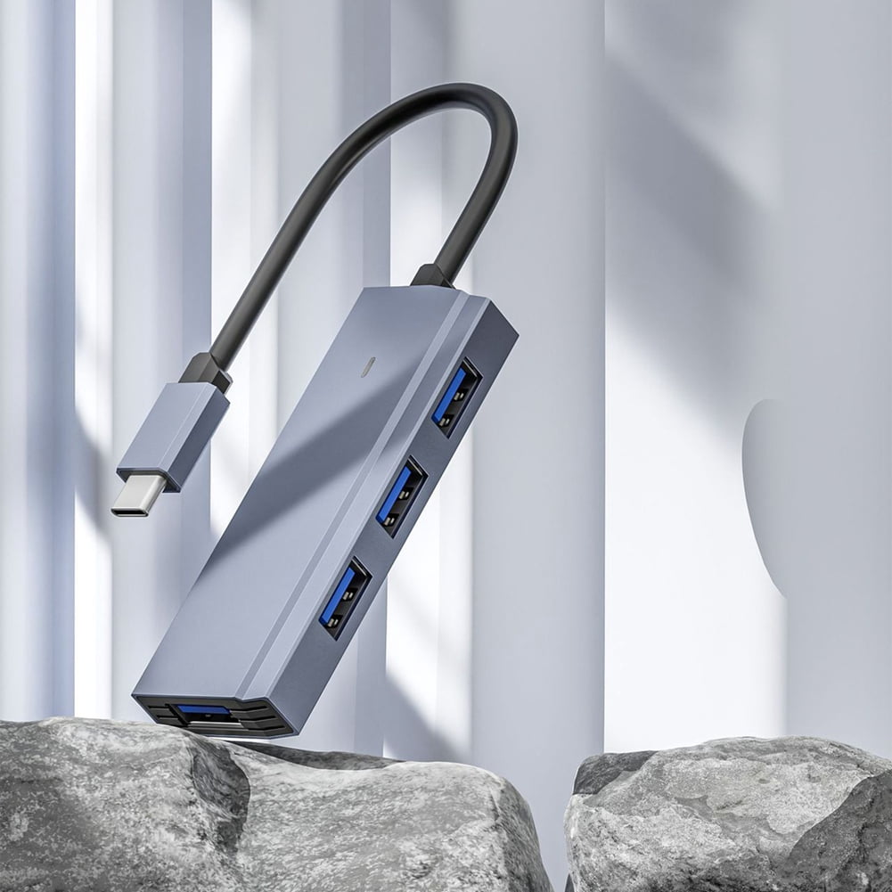 USB C Laptop Docking Station, 4-In-1 Type C Hub, with 4 USB3.0 Multi-Port Adapter G20205