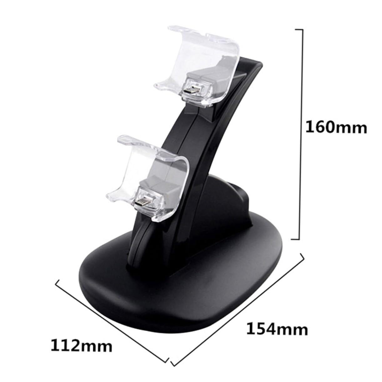 Controller Charging Station Dual Charger Dock Efficient Stand for 4 Controllers