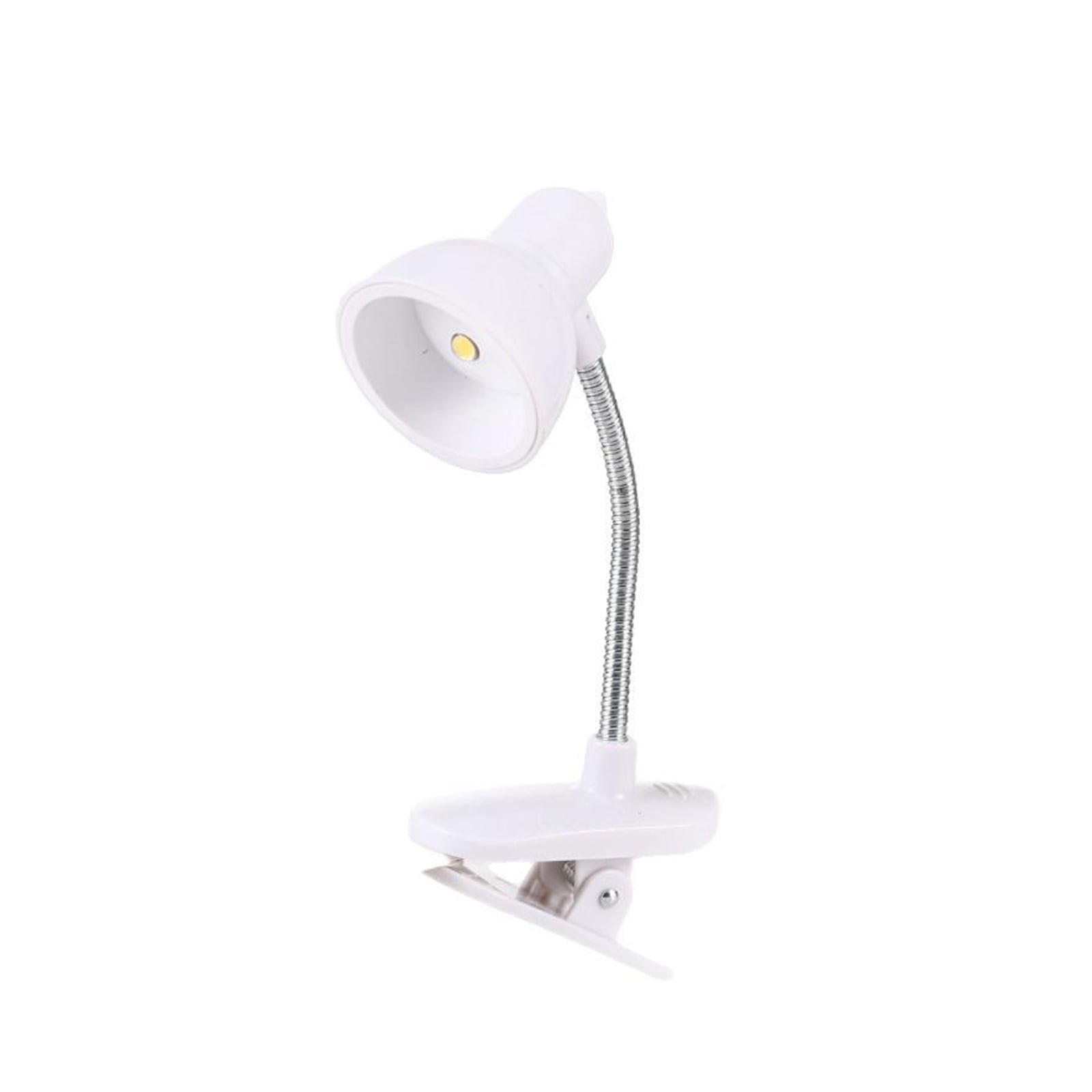 Adjustable Clamp On Desk Lamp Tiny LED Table Lamp with 360 Degree Rotating Neck For Bedroom Dorm Travel Camping