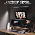 EYOCEAN Desk Lamp, 31.5" Wide 24W for Home Office, Gesture Sensing Control Desk Light, Dimmable &amp; Color Temperature, Eye-Caring Office Lamp, Brightest Architect Light for Screen/Workbench